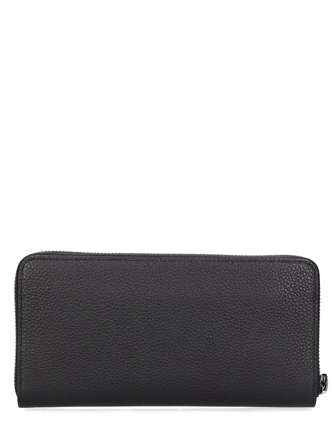 Shop Christian Louboutin By My Side Long Leather Wallet W/logo In Black