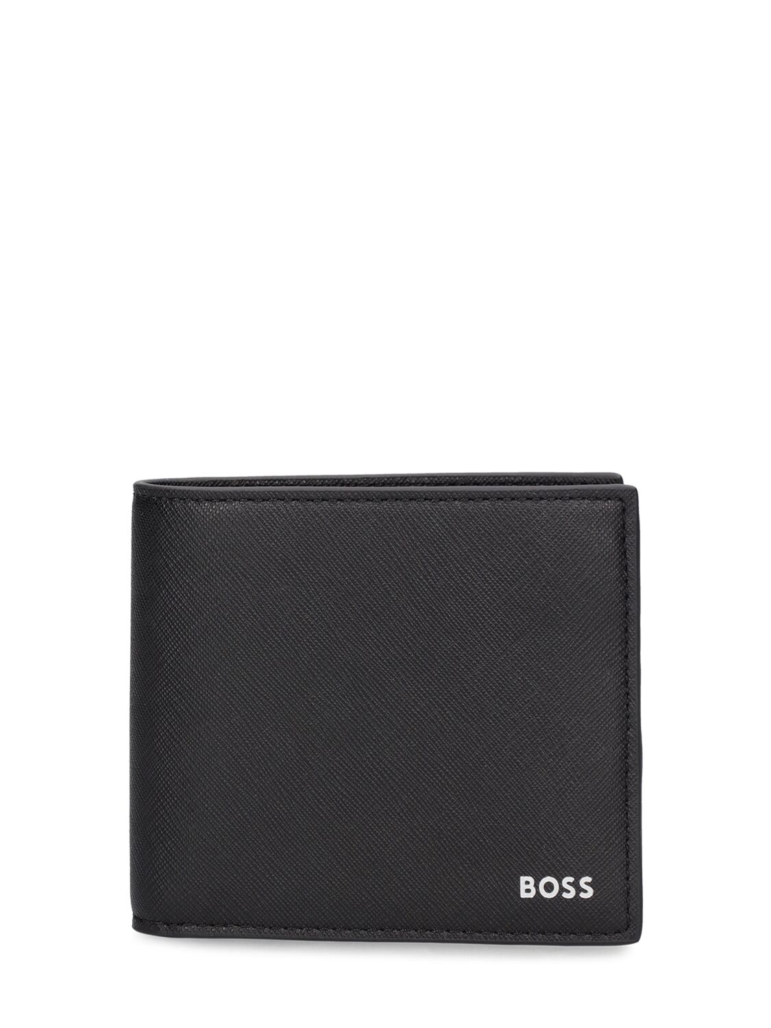 Hugo Boss Zair Leather Billfold Wallet In Black 001