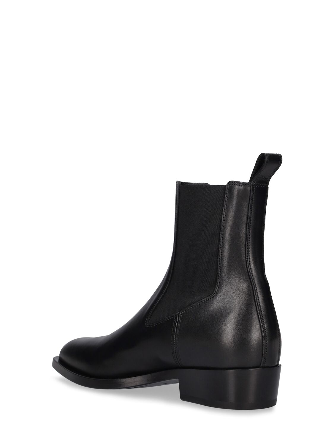 Shop Mattia Capezzani Gaucho Leather Texan Boots In Black