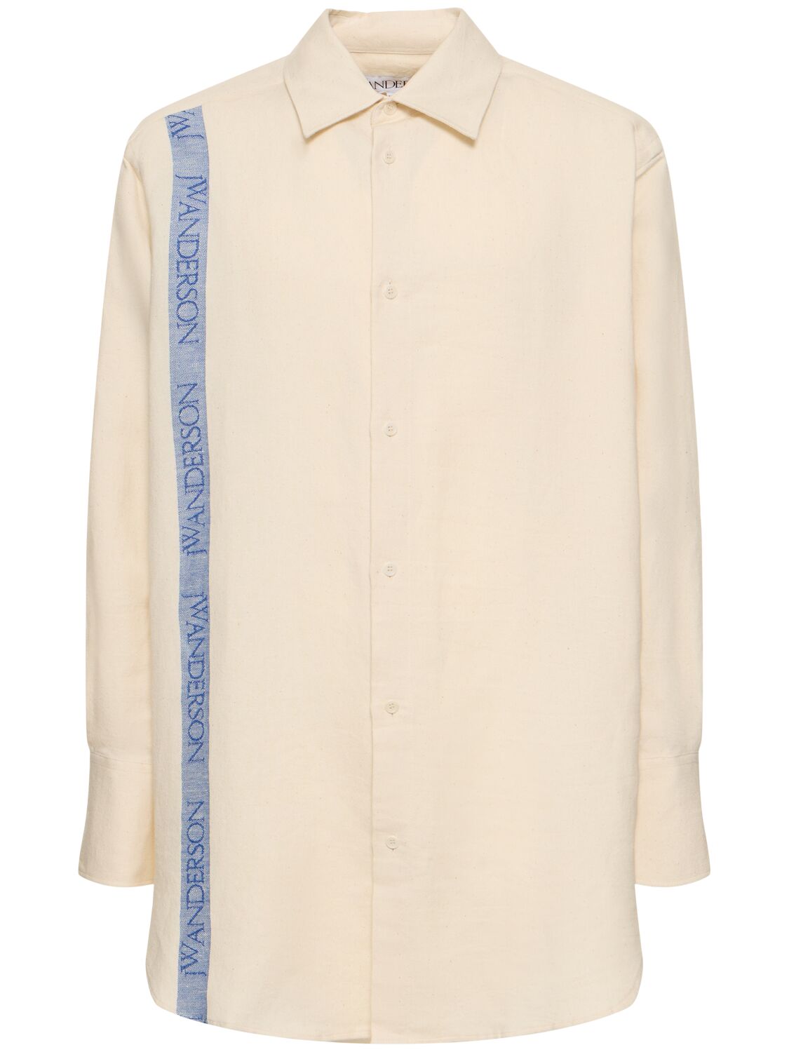 Image of Oversize Linen & Cotton Shirt
