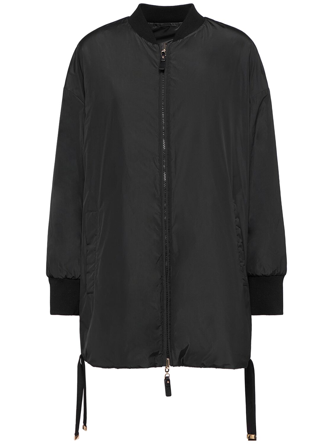 Shop Max Mara Greenbo Padded Waterproof Jacket In Black