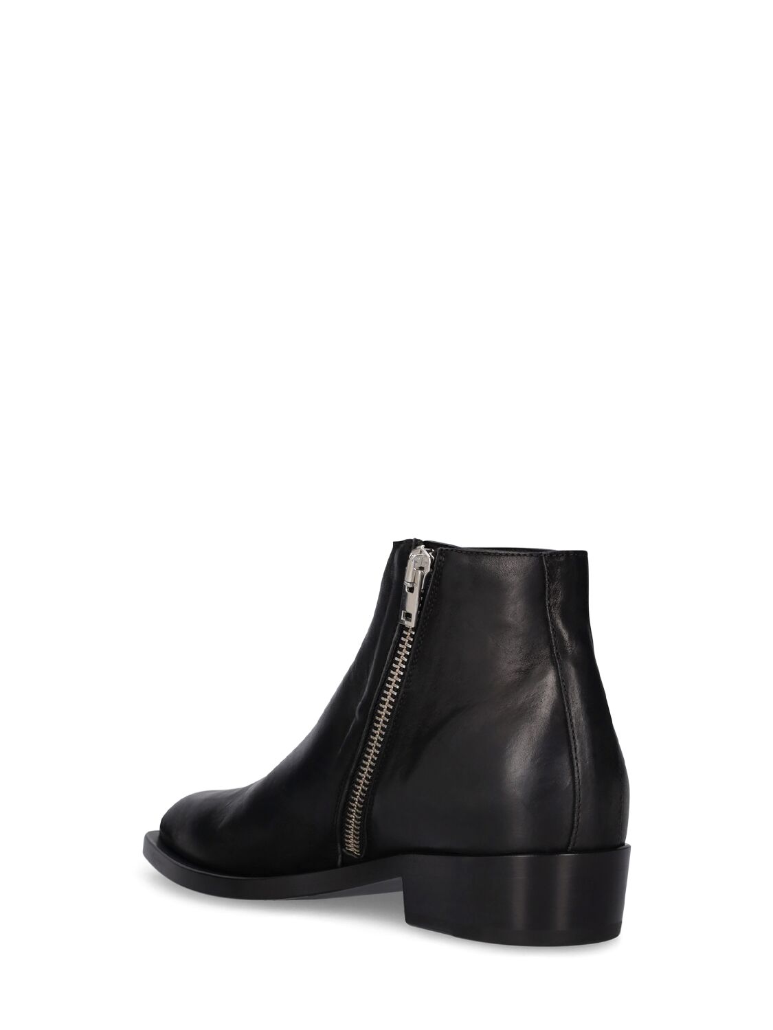 Shop Mattia Capezzani Bandolero Leather Boots In Black