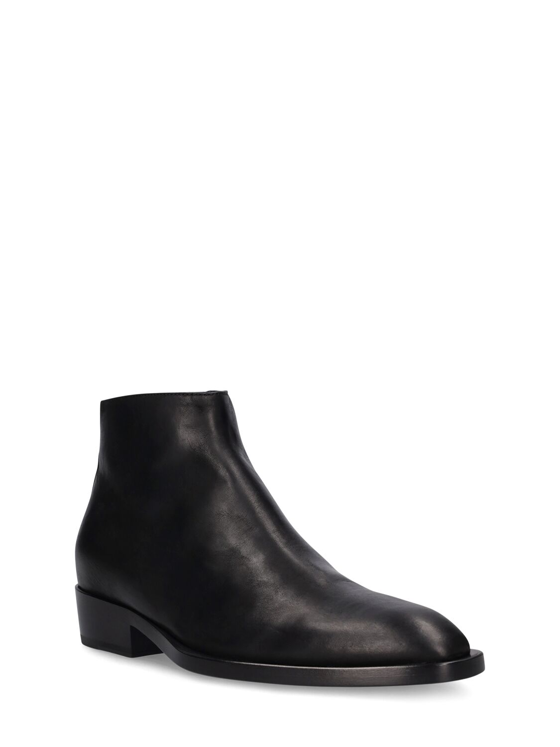 Shop Mattia Capezzani Bandolero Leather Boots In Black