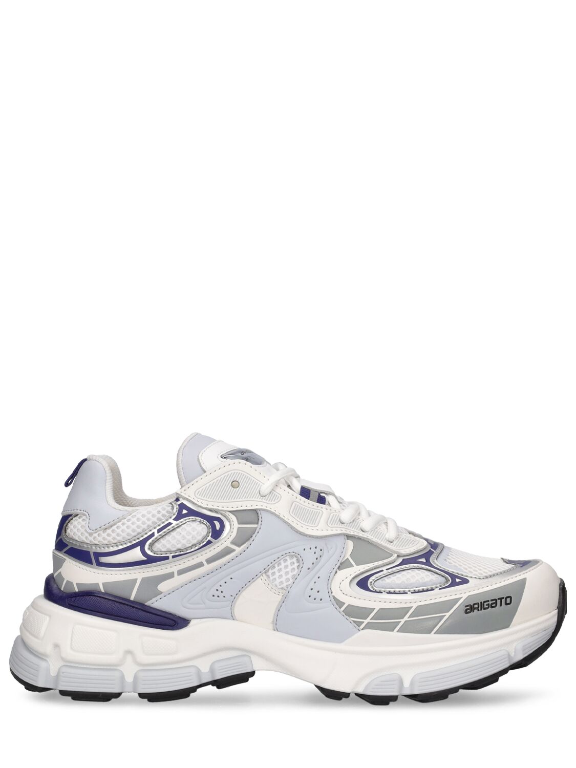 Axel Arigato Ghost Trip Runner Sneakers In White,silver