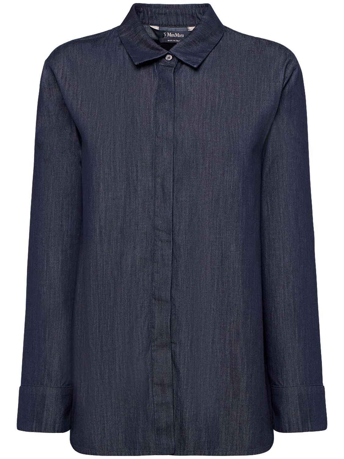 's Max Mara Salice Denim Shirt In Navy