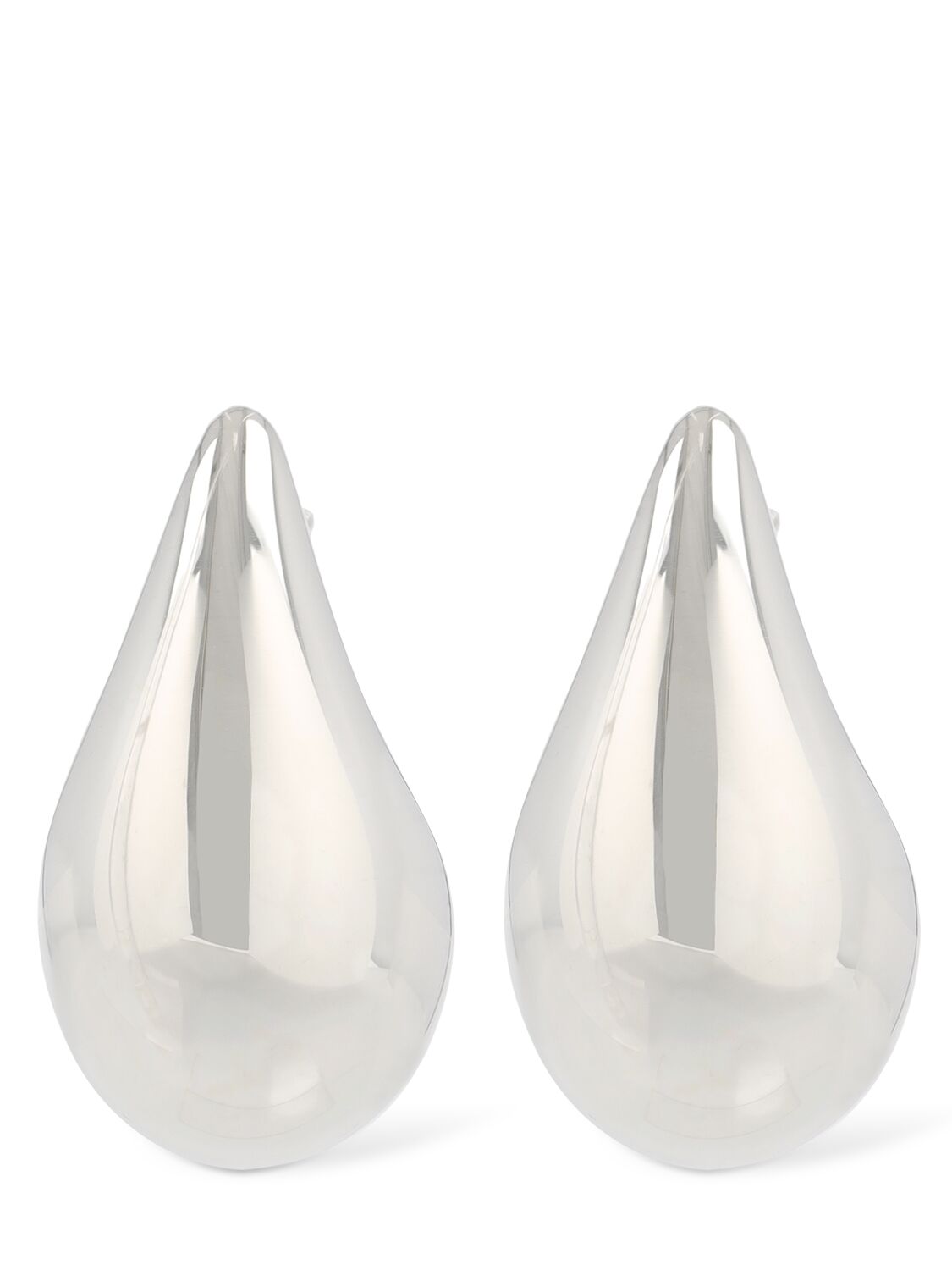Bottega Veneta Small Drop Silver Earrings