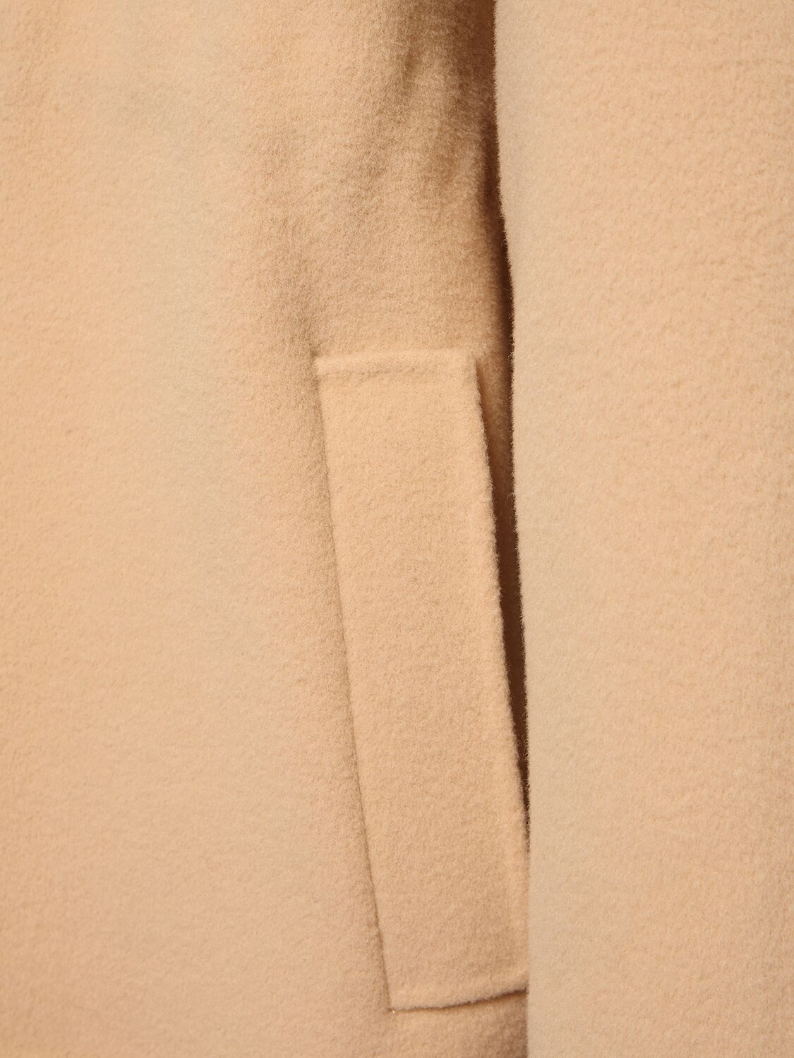 Shop Weekend Max Mara Gennaio Hooded Wool Short Coat In Beige