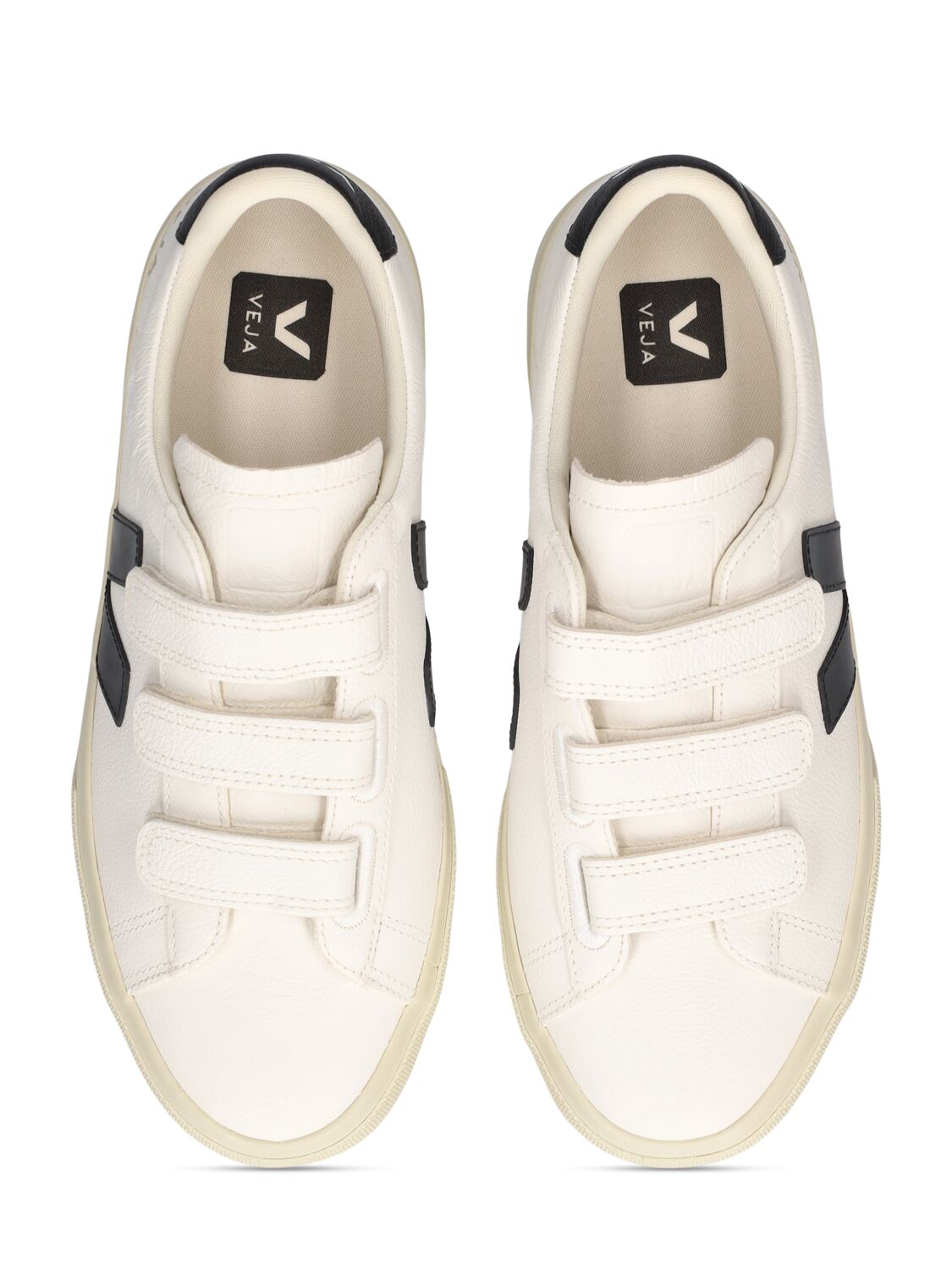 Shop Veja Recife Leather Sneakers In White