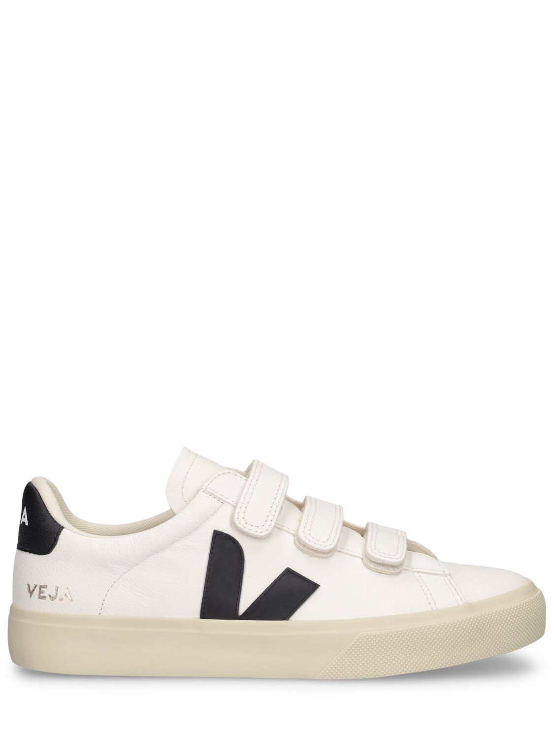 Veja Recife Leather Trainers In White