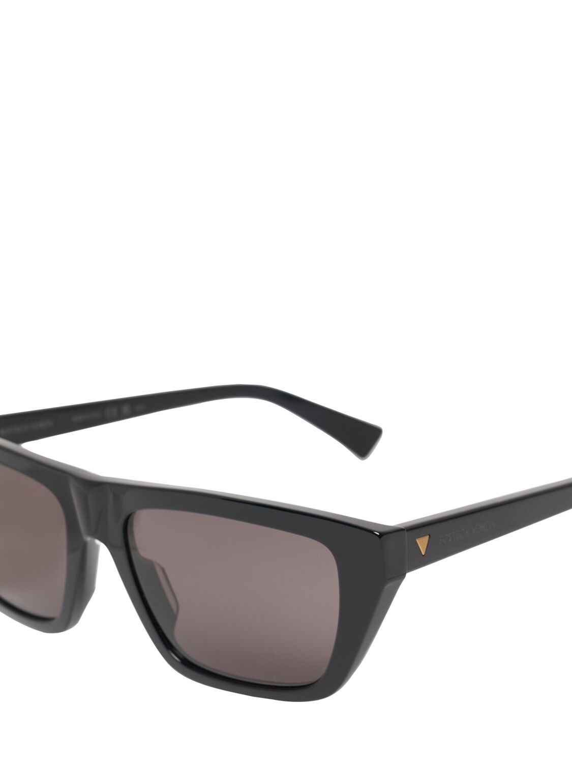 Shop Bottega Veneta Bv1291s Acetate Sunglasses In Black