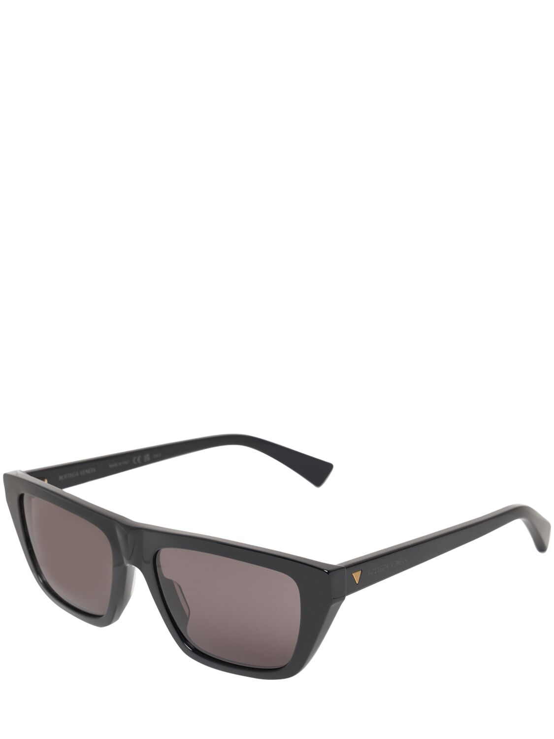 Shop Bottega Veneta Bv1291s Acetate Sunglasses In Black