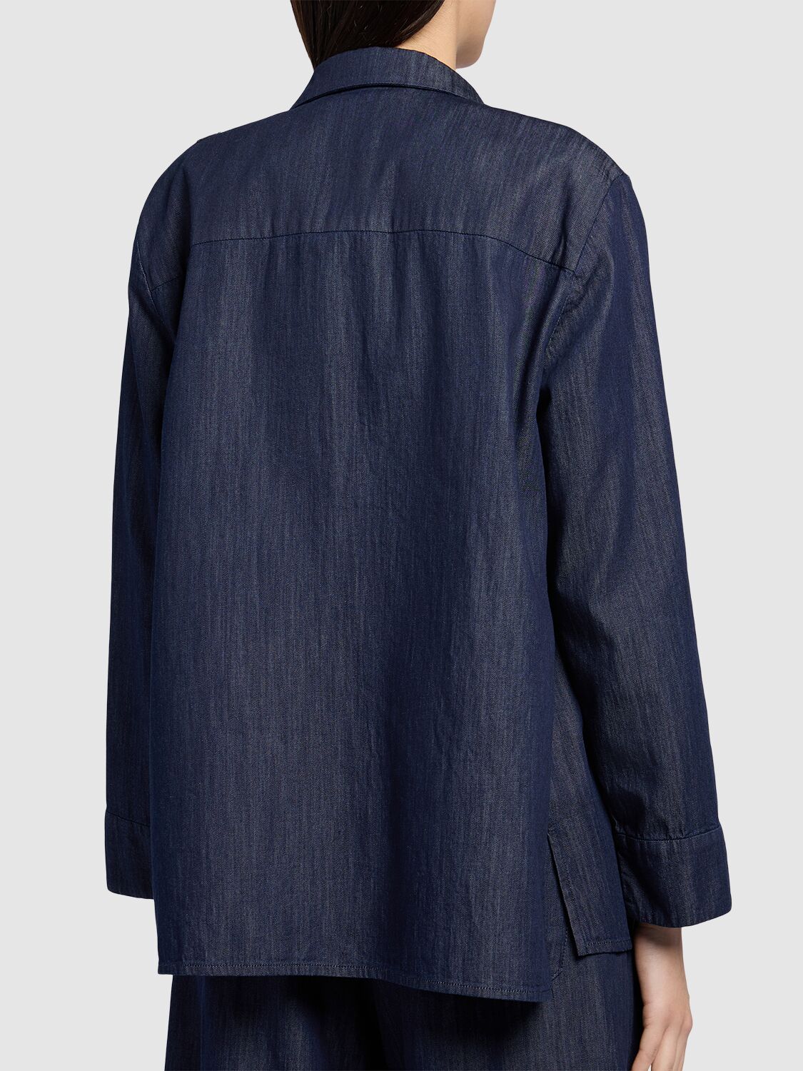 Shop 's Max Mara Salice Denim Shirt In Navy