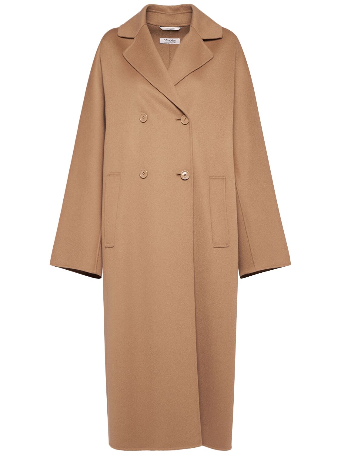 Shop 's Max Mara Capi Wool Long Coat In Beige