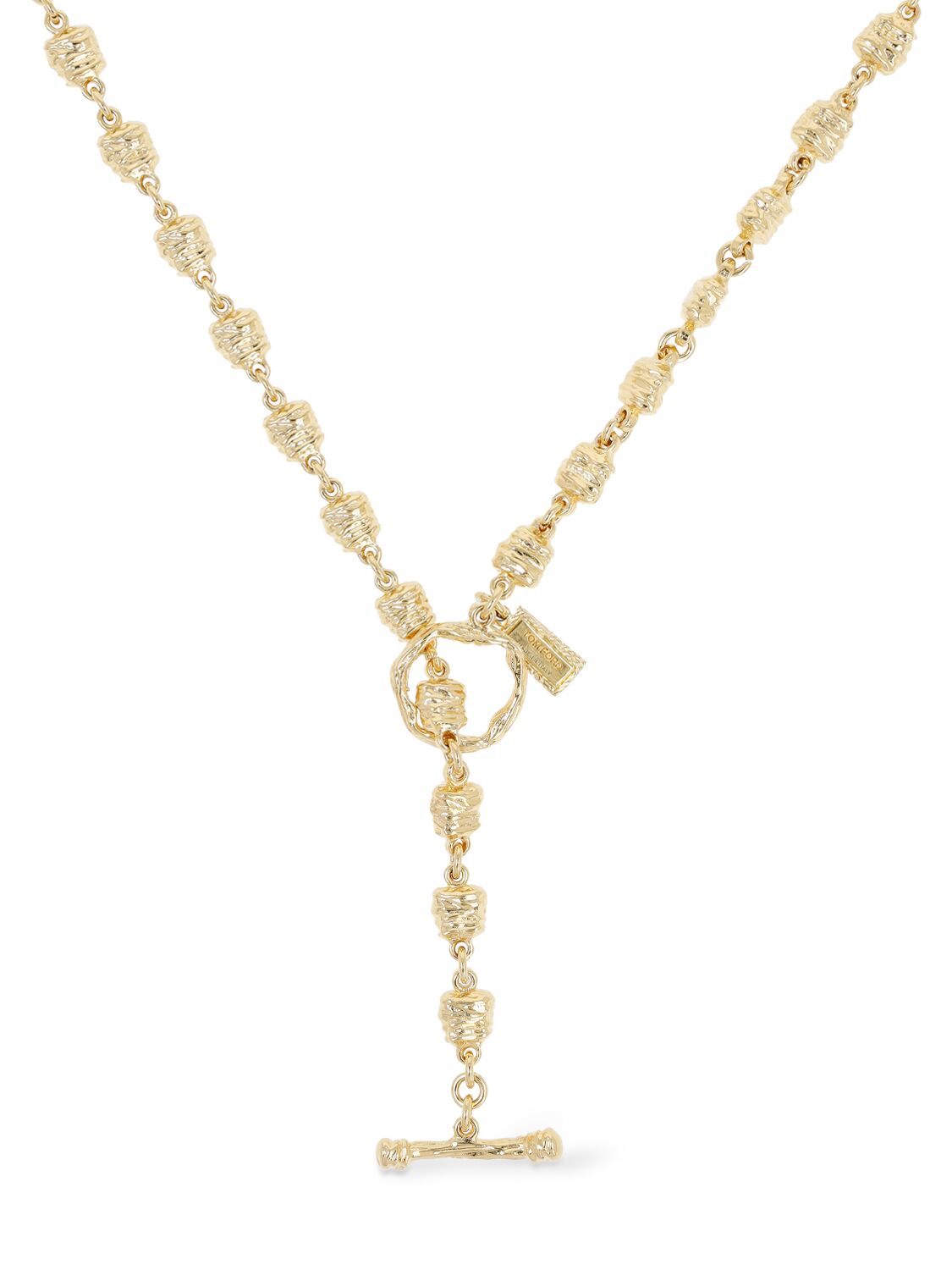 Tom Ford Moon Long Necklace In Gold