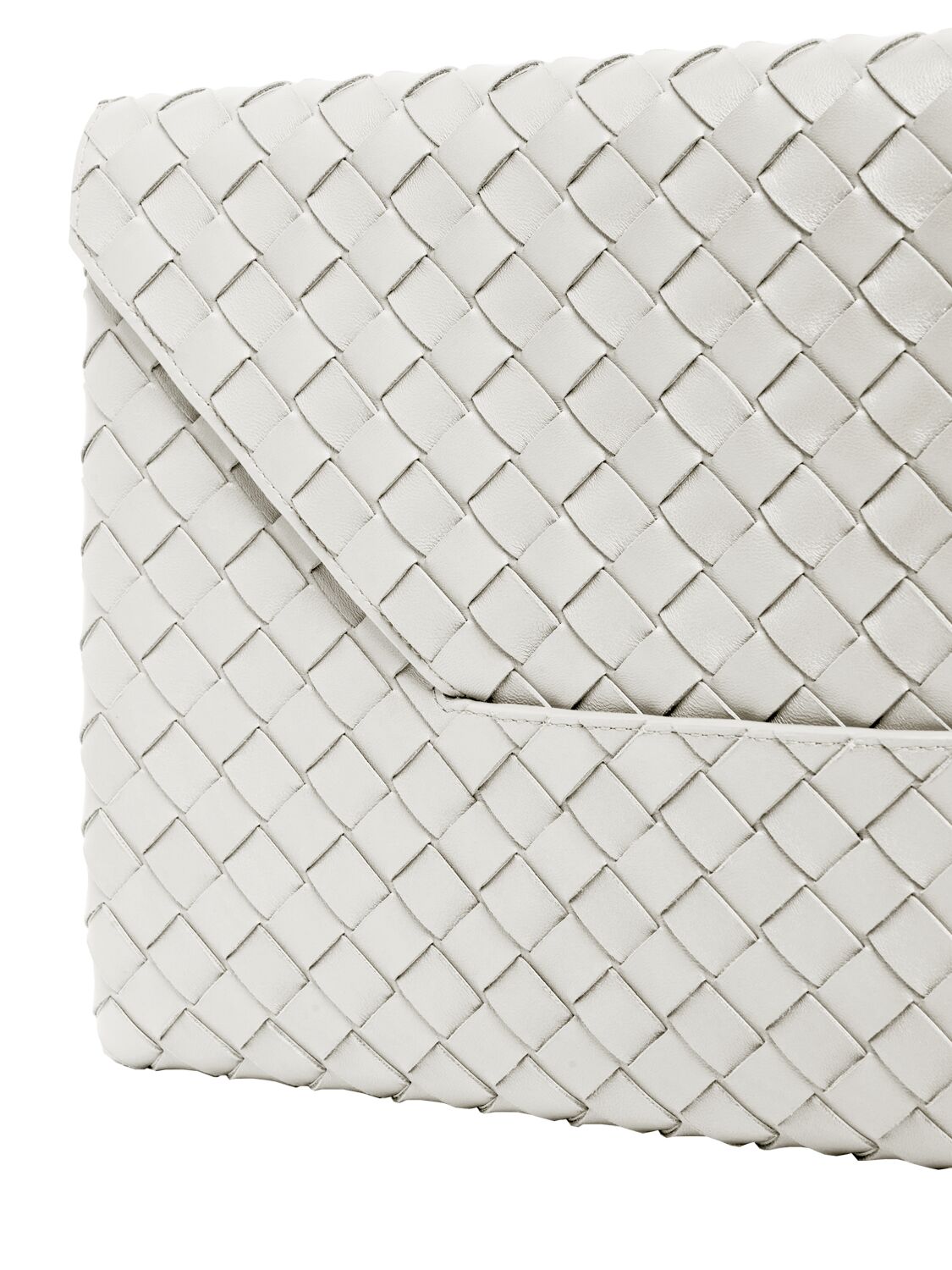 Shop Bottega Veneta Large Origami Leather Envelope Pouch In String