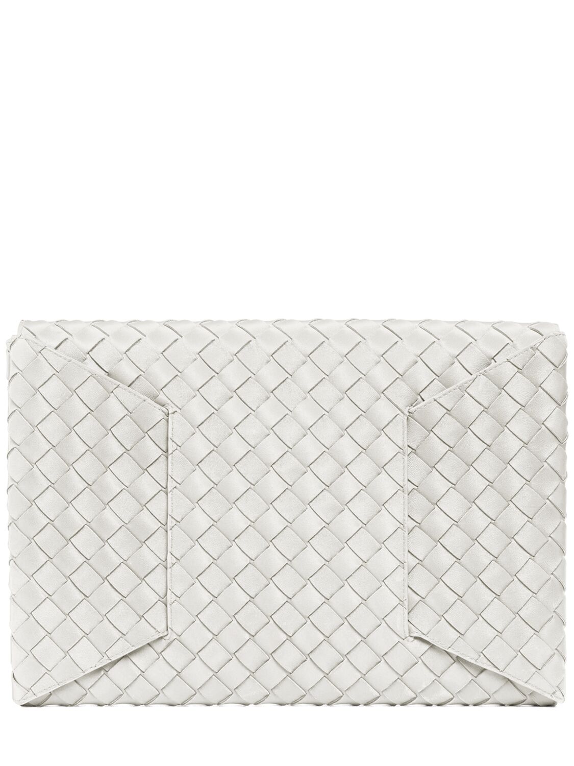 Shop Bottega Veneta Large Origami Leather Envelope Pouch In String