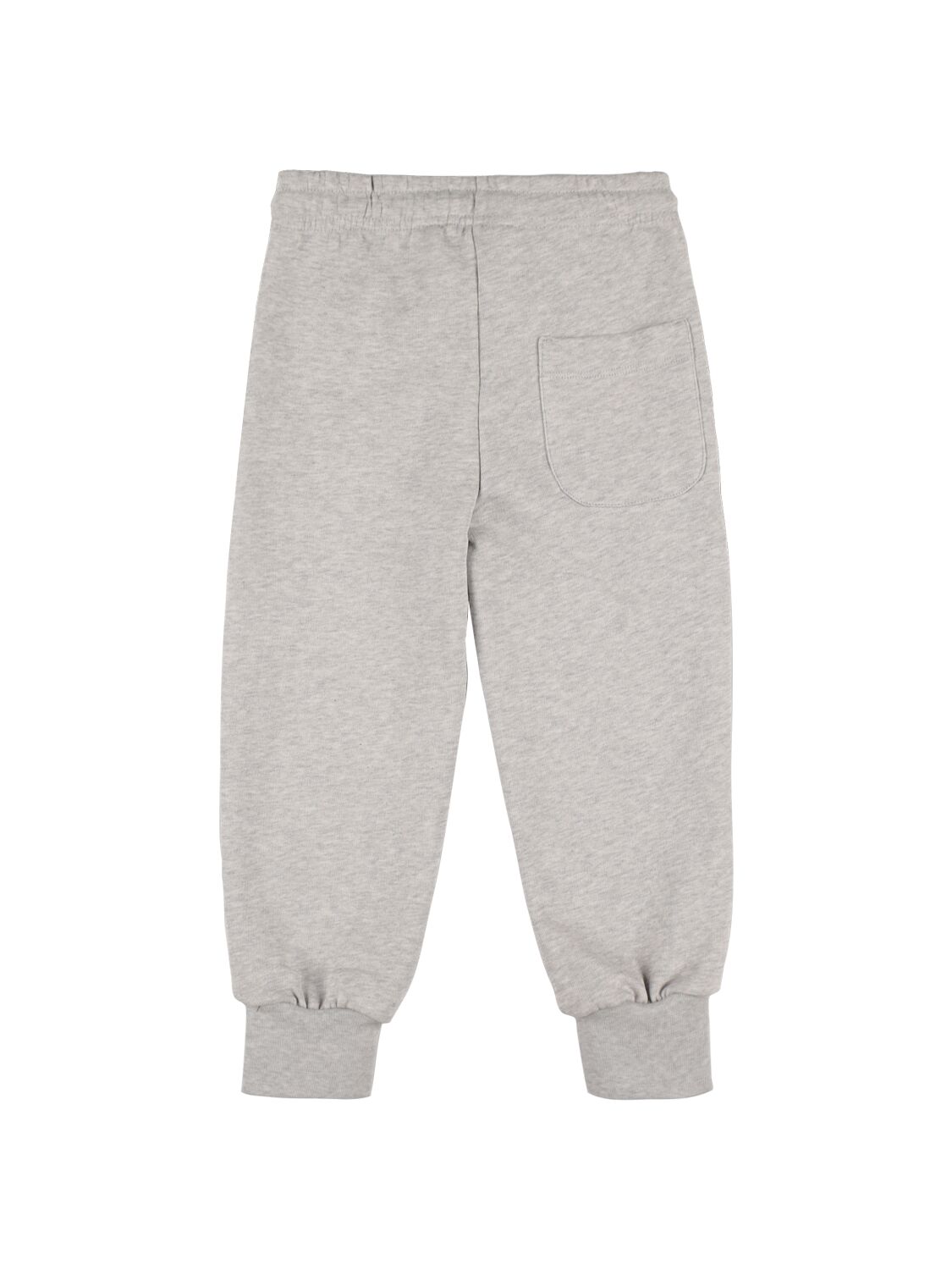 Shop Msgm Cotton Sweatpants In Grey