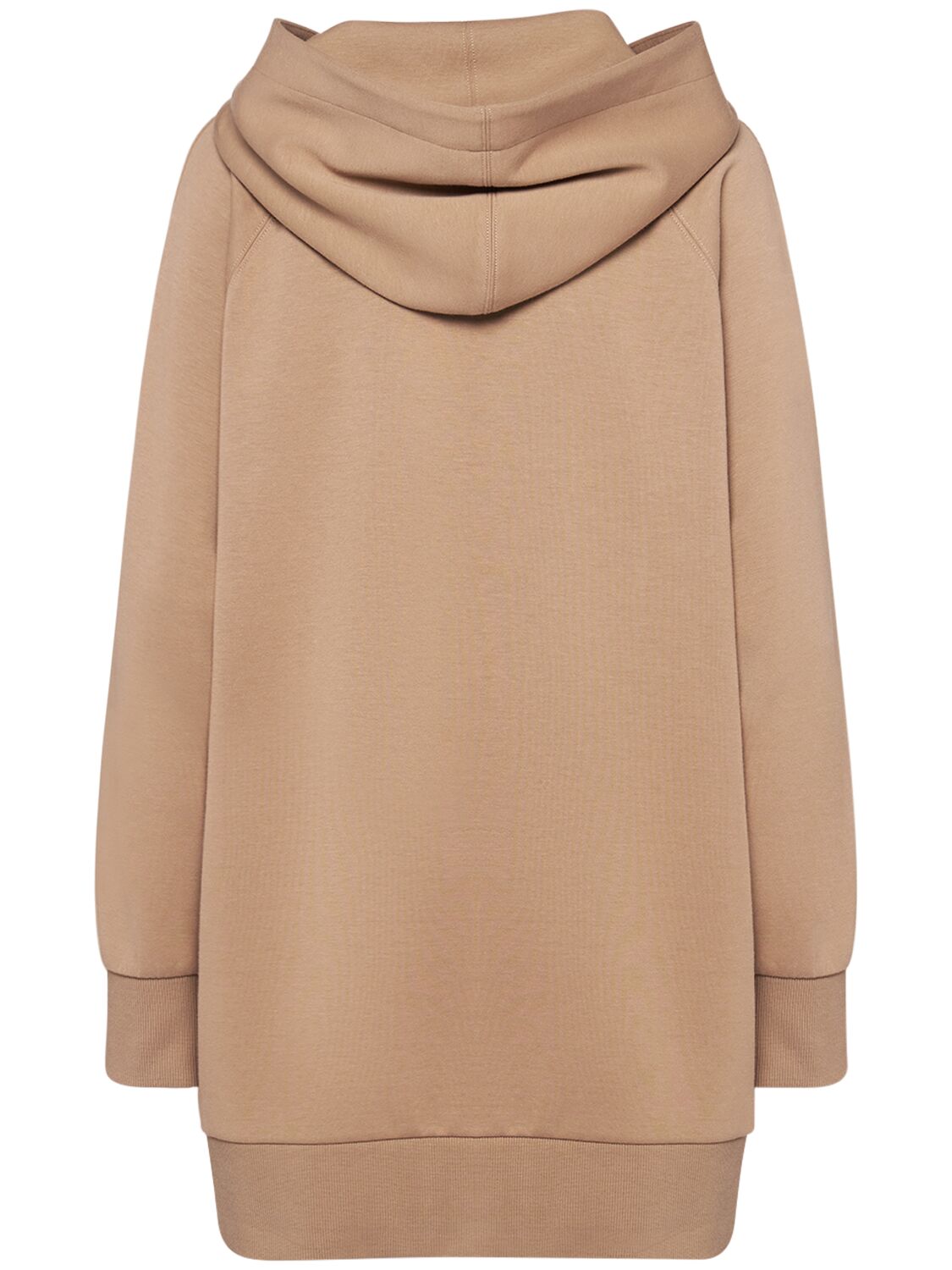 Shop 's Max Mara Ospite Jersey Hoodie In Beige