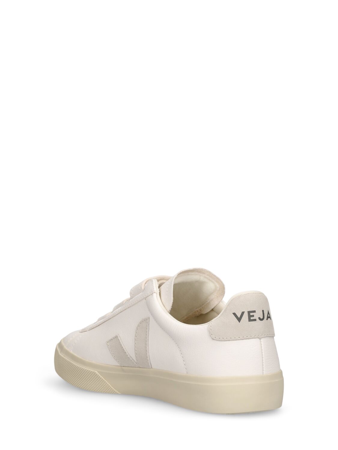 Shop Veja Recife Leather Sneakers In White