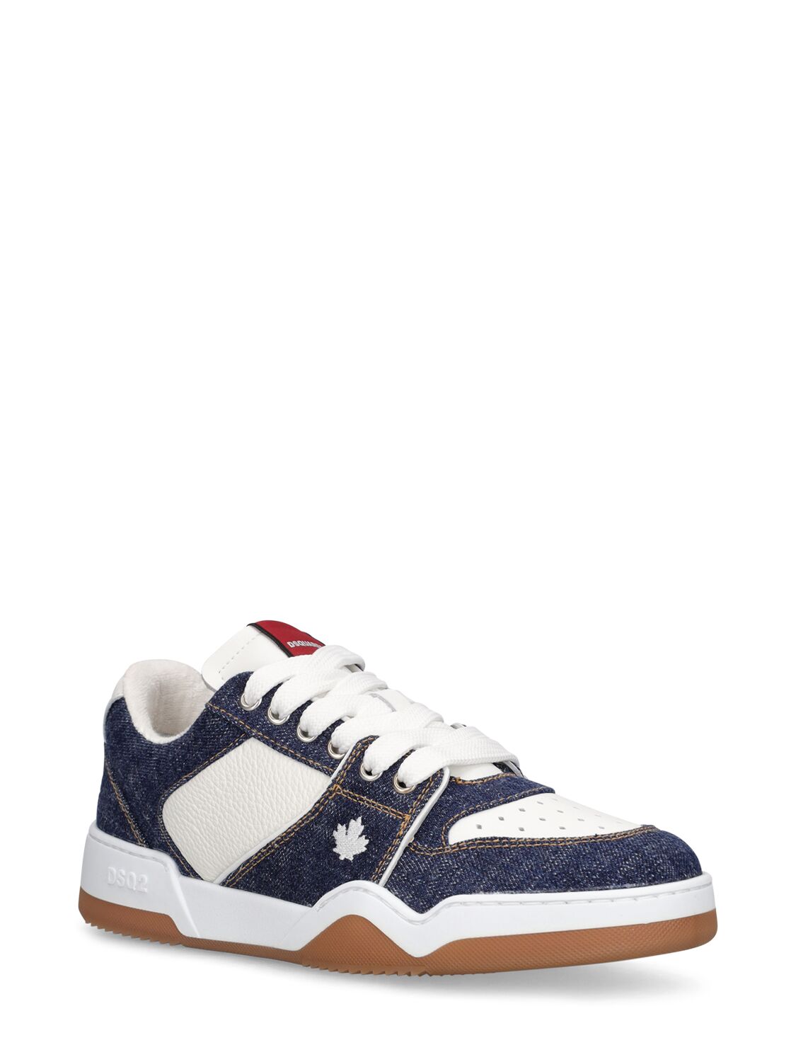 Dsquared2 Denim Lace-up Sneakers In Denim