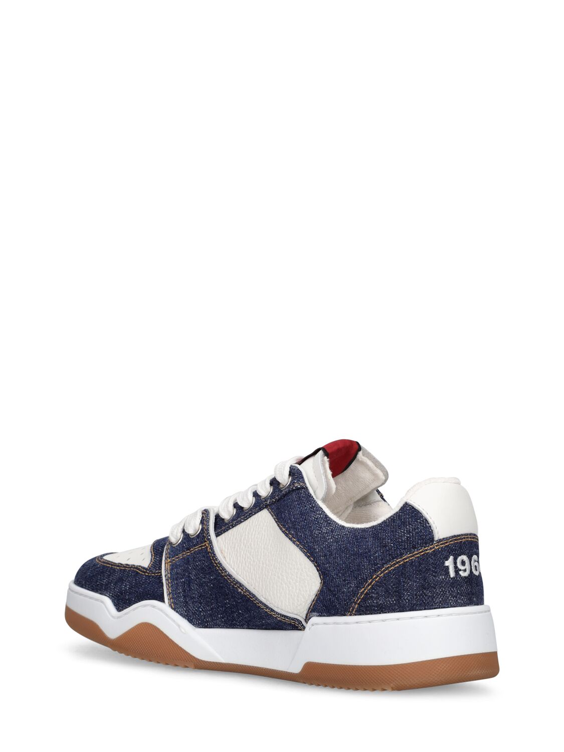 Dsquared2 Denim Lace-up Sneakers In Denim