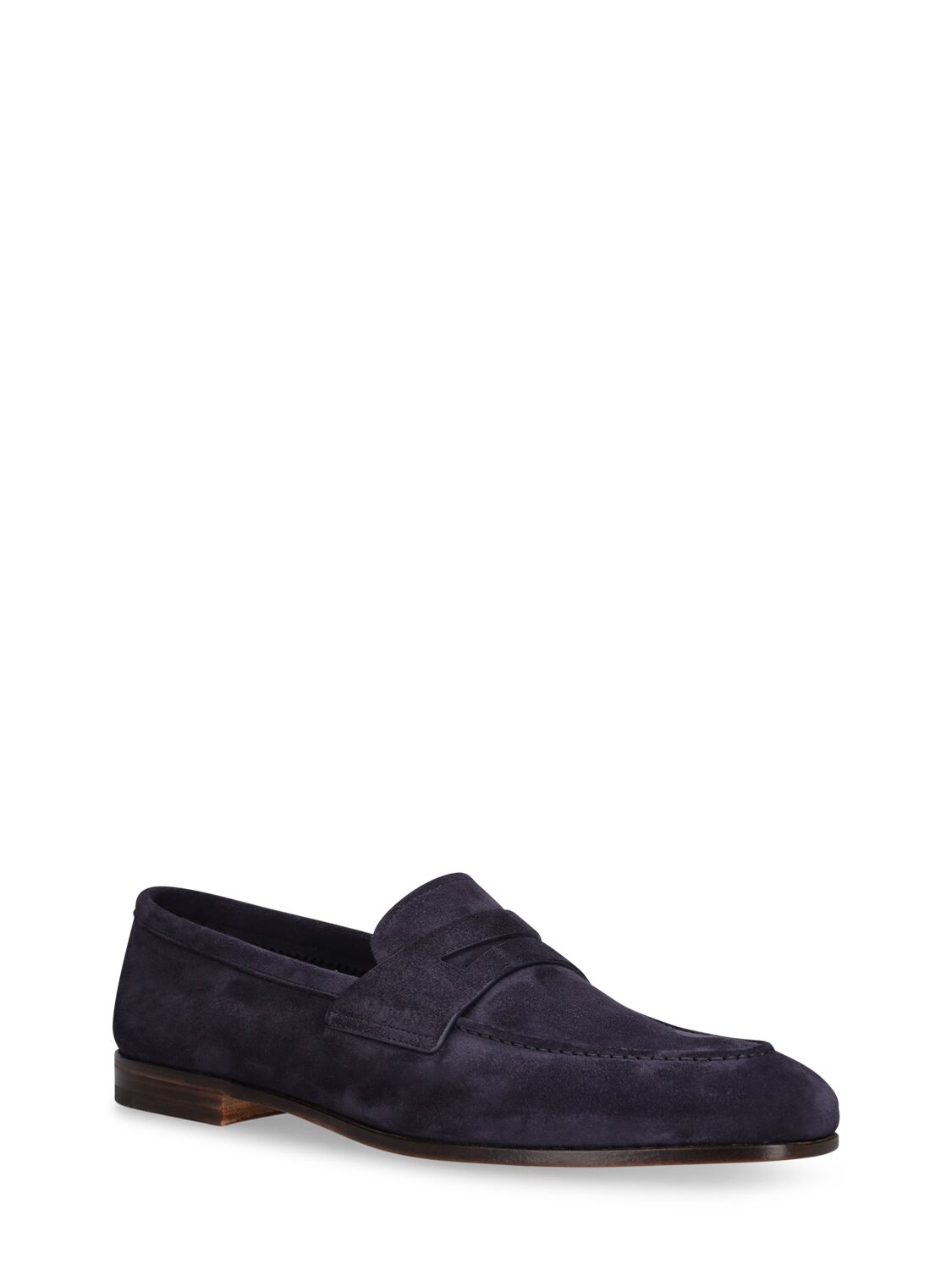 Church's Maesteg Suede Loafers In Navy