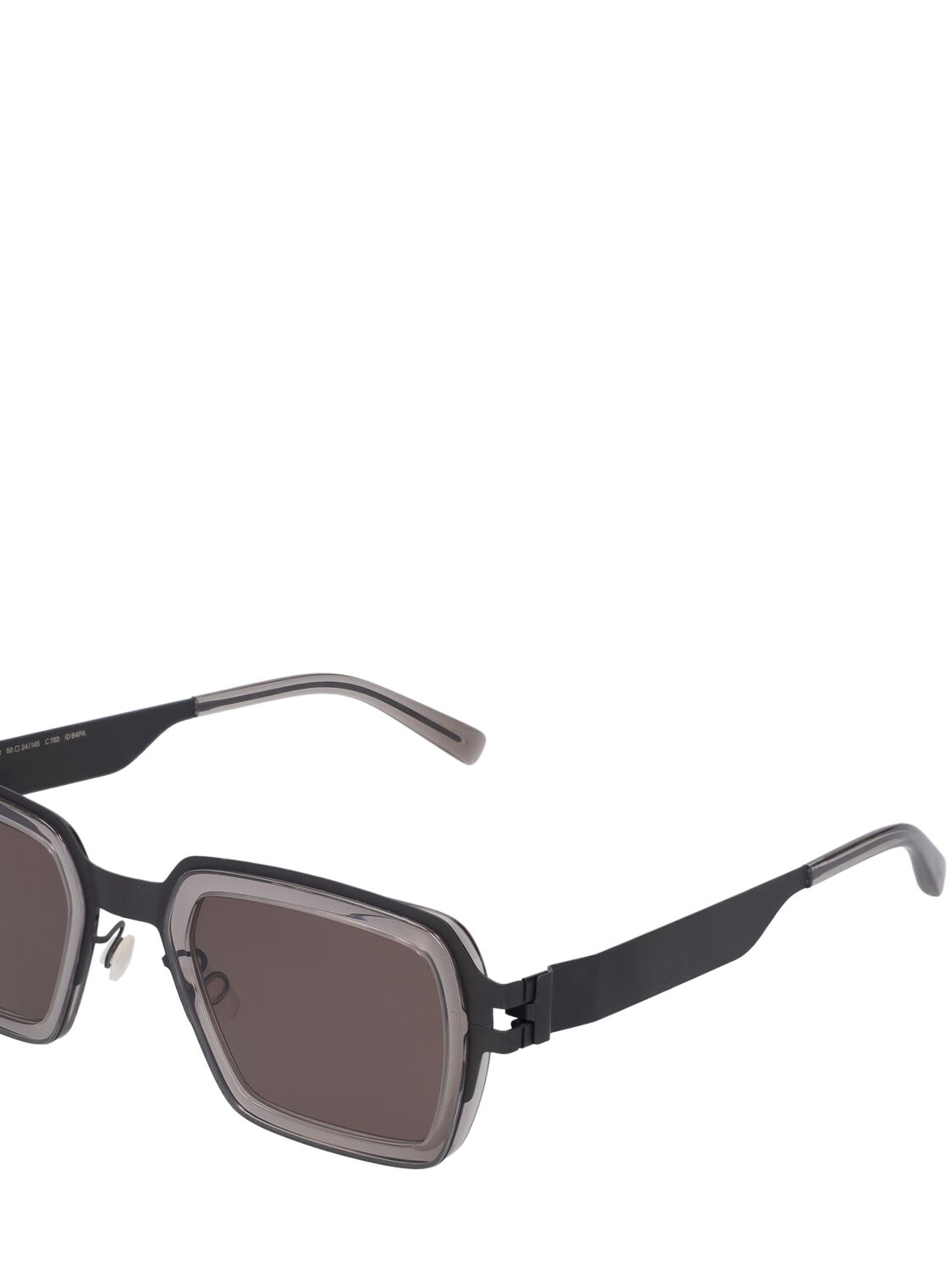 Shop Mykita Lennon Sunglasses In Braun,schwarz