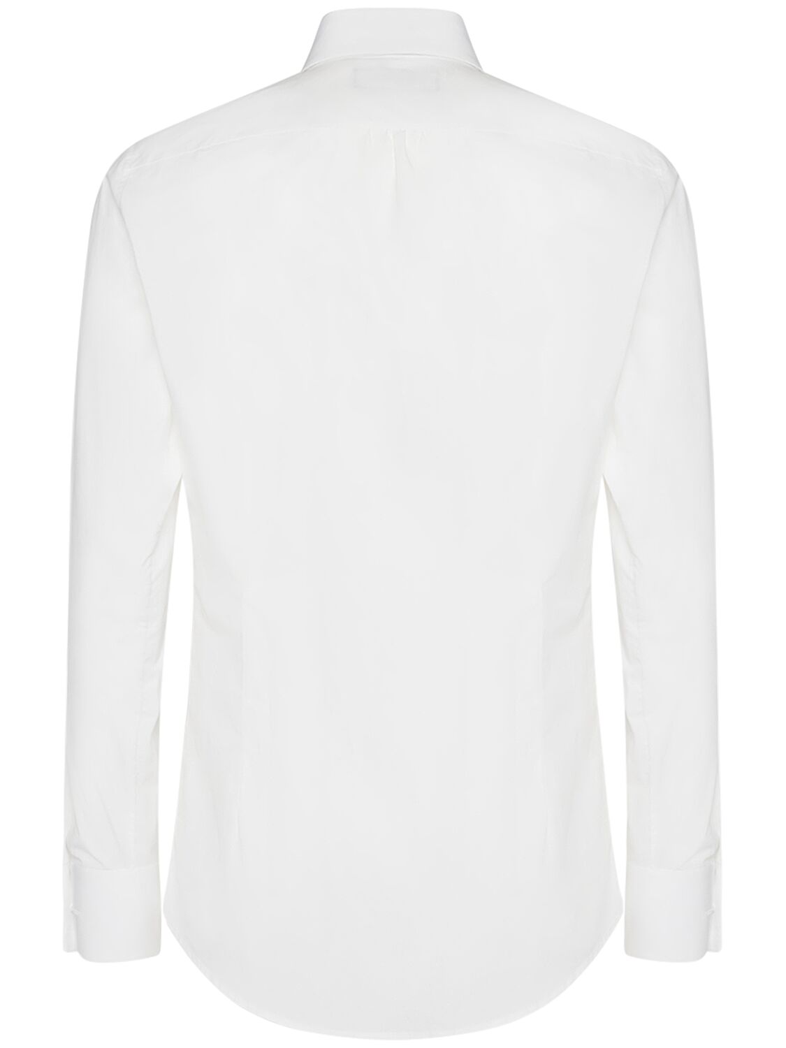 Shop Dsquared2 Slim Fit Cotton Tuxedo Shirt In White