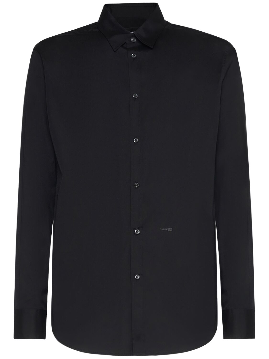 Dsquared2 Ceresio 9 Dan Relaxed Cotton Shirt In Black