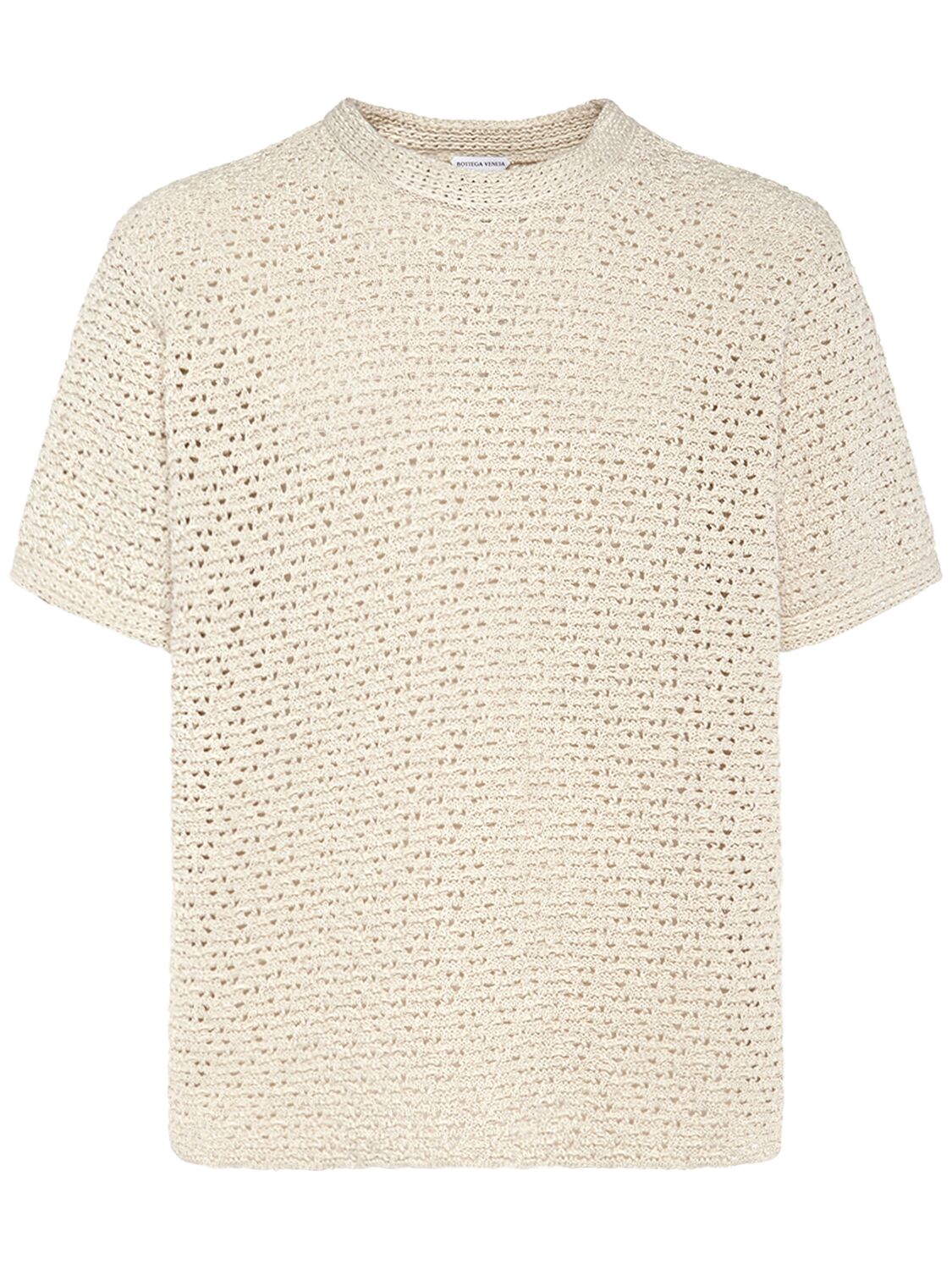 Image of Cotton Crochet T-shirt
