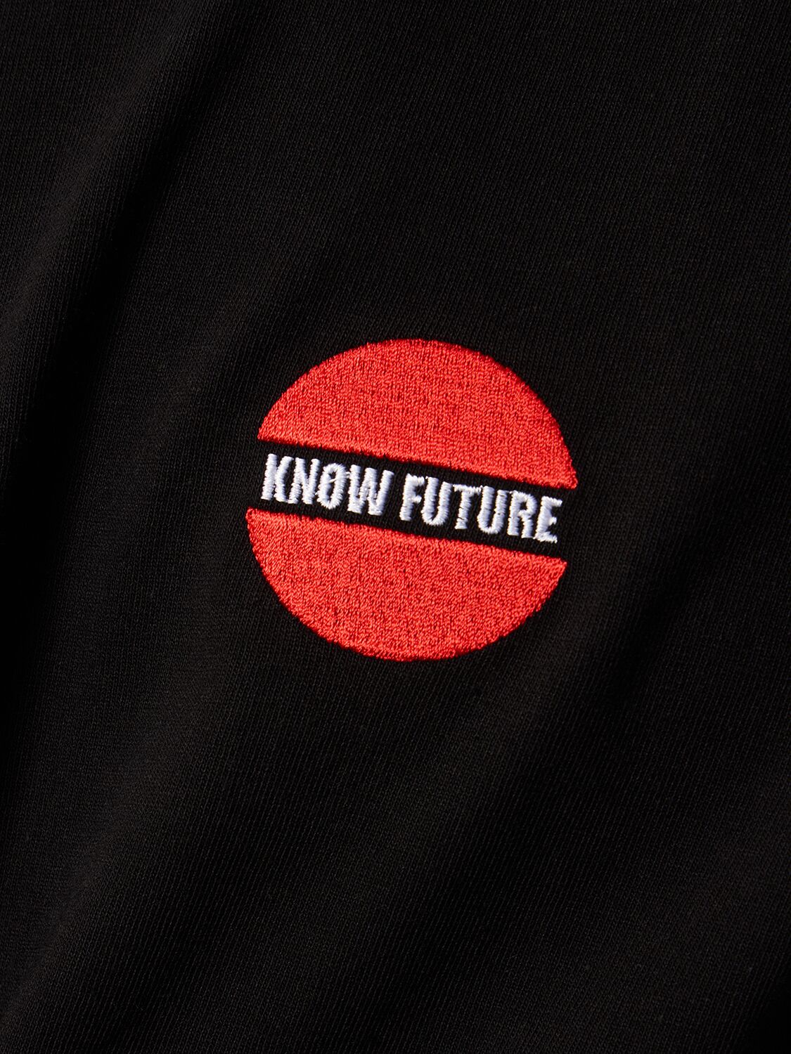 Shop Sacai Know Future T-shirt In Black