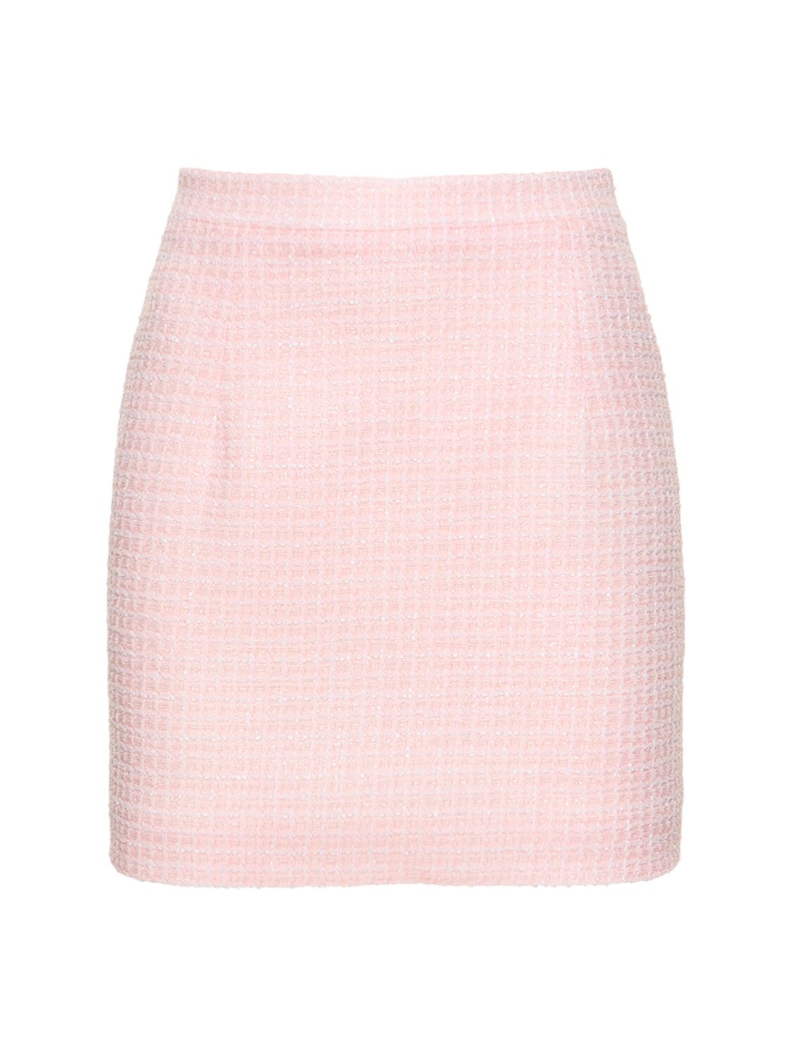 Sequined Tweed Mini Skirt