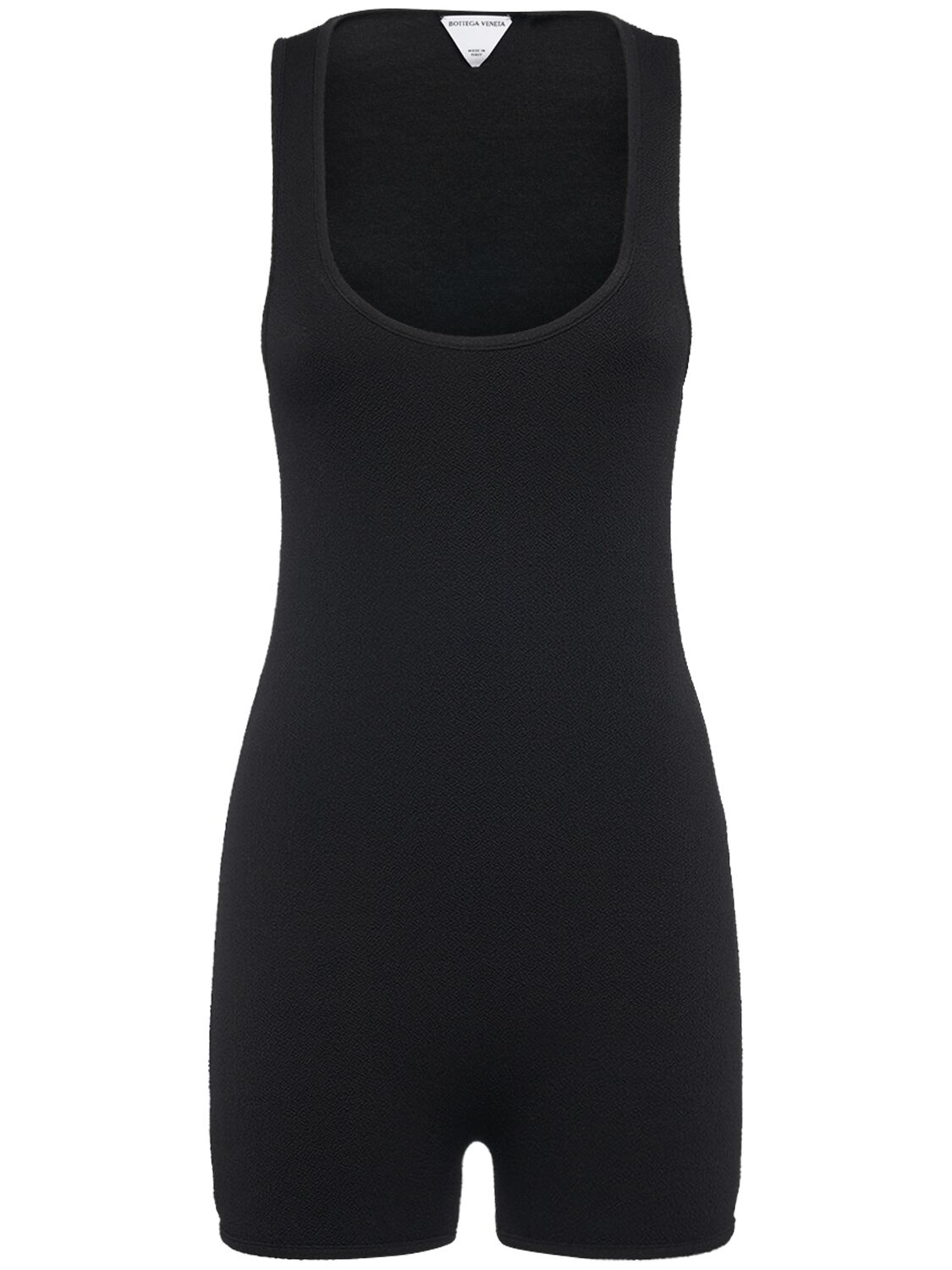 Image of Textured Nylon Bodysuit