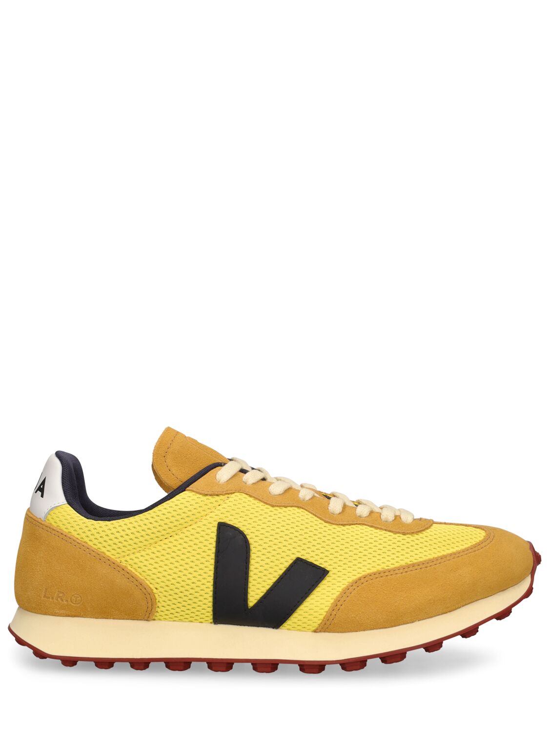 Veja Rio Branco Alveomesh & Suede Sneakers In Yellow