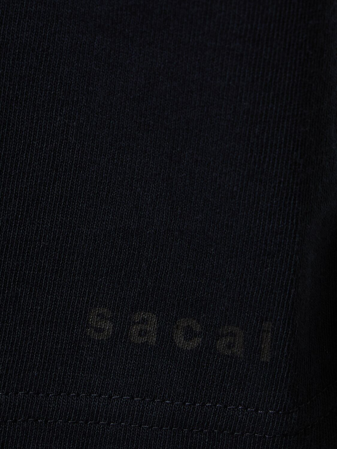 Shop Sacai Know Future Printed T-shirt In 네이비