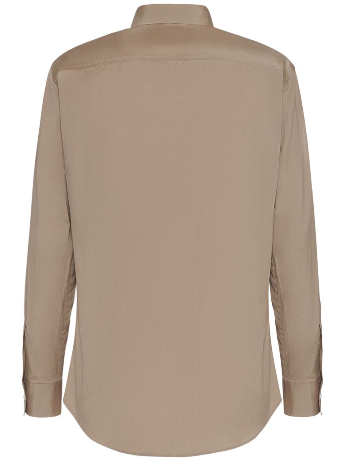 Shop Dsquared2 Ceresio 9 Dan Relaxed Cotton Shirt In Beige