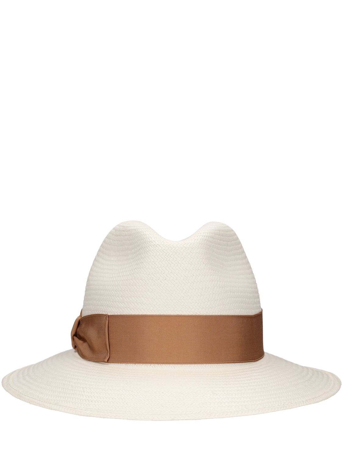 Borsalino Giulietta Fine Panama Hat In Wh,calcedonio