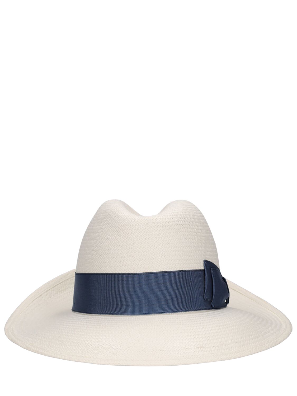 Borsalino Giulietta Fine Panama Hat In White,indolo