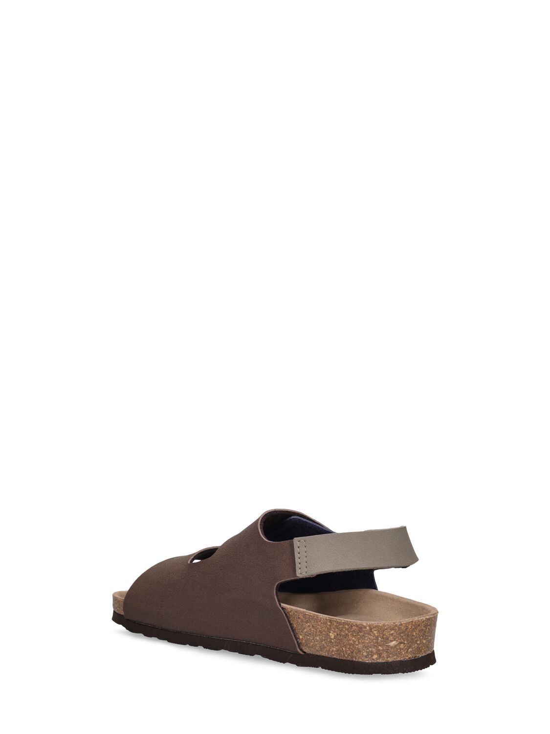 Shop Genuins Vegan Faux Leather Sandals In Multicolor