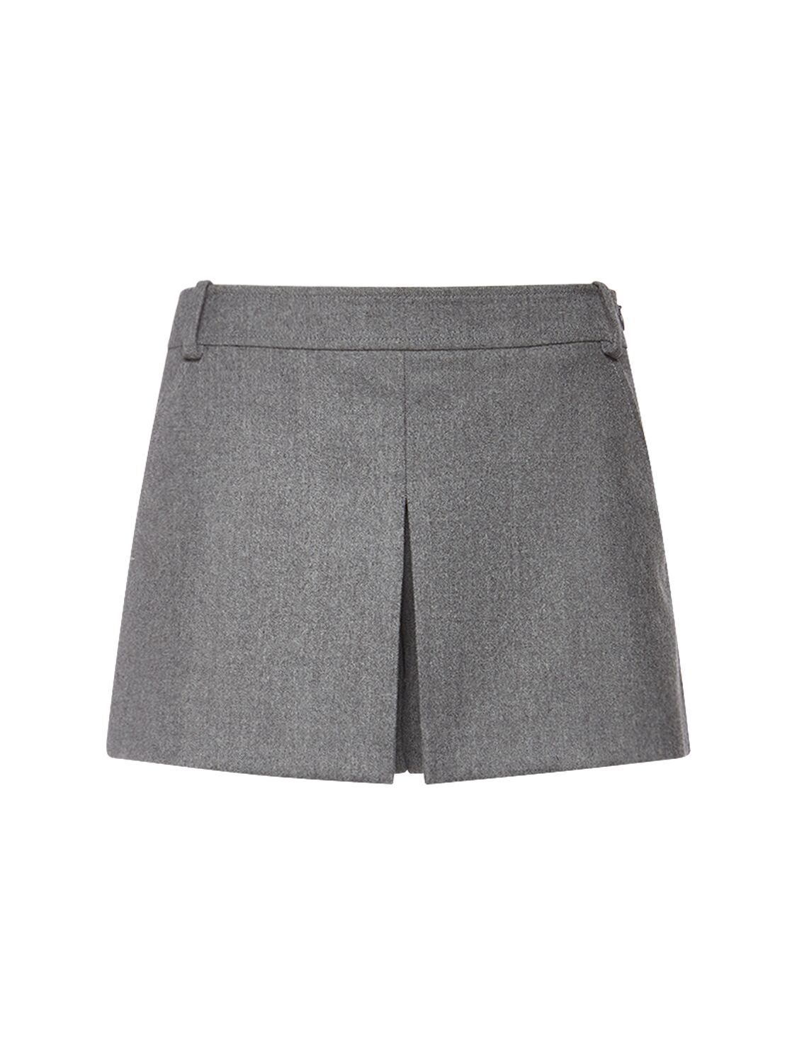 Shop Tom Ford Compact Wool Shorts In Grey