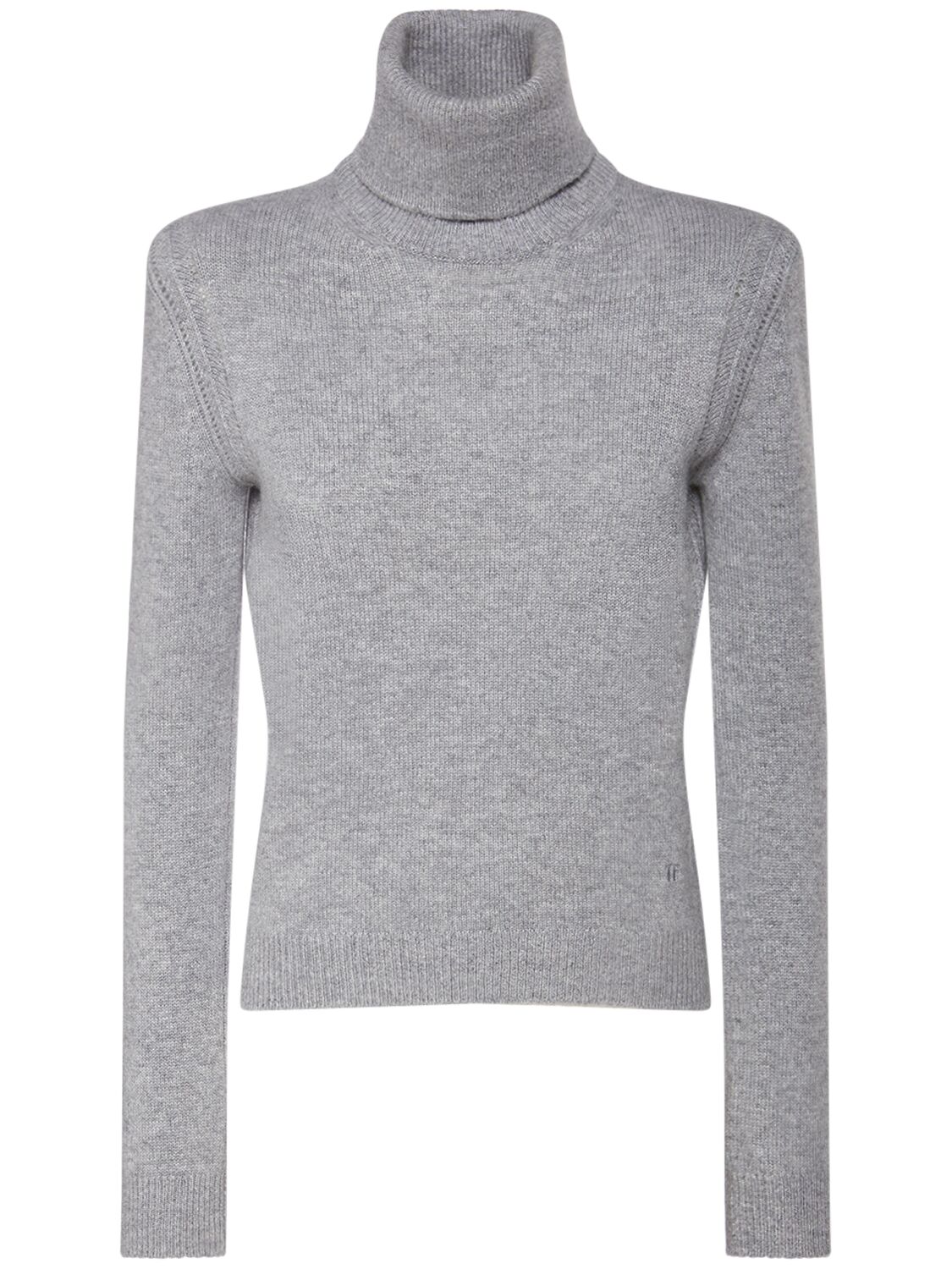 Tom Ford Cashmere Knit Turtleneck Sweater In Grey