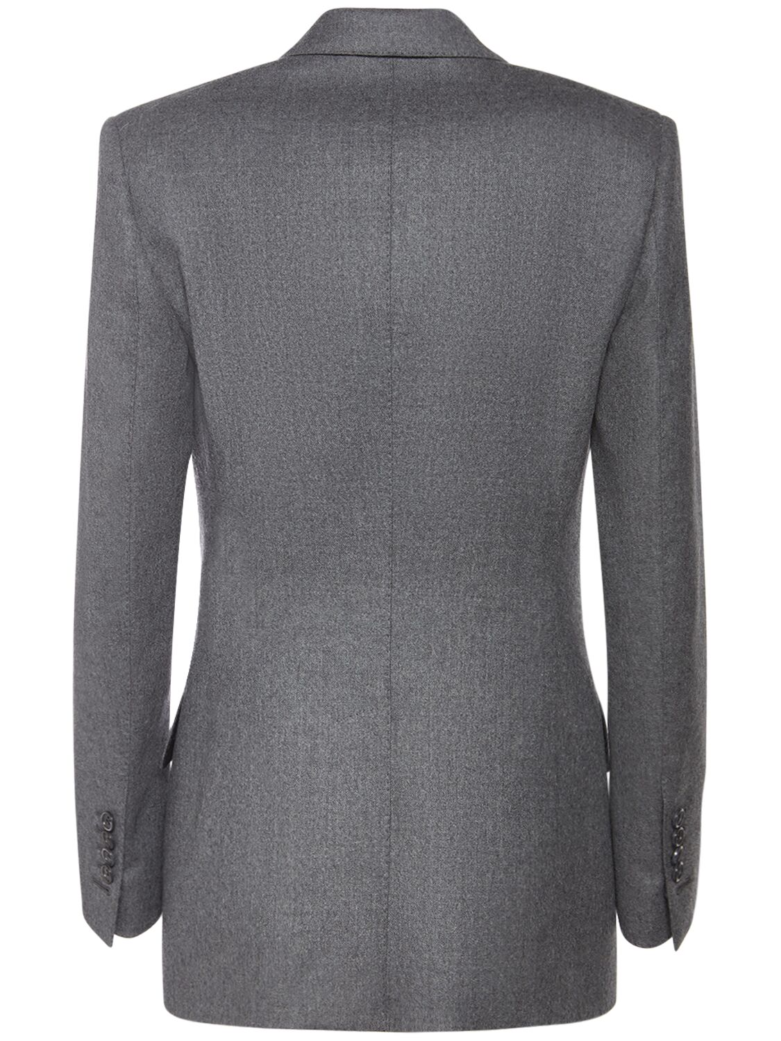 Shop Tom Ford Compact Wool Blazer In Grey