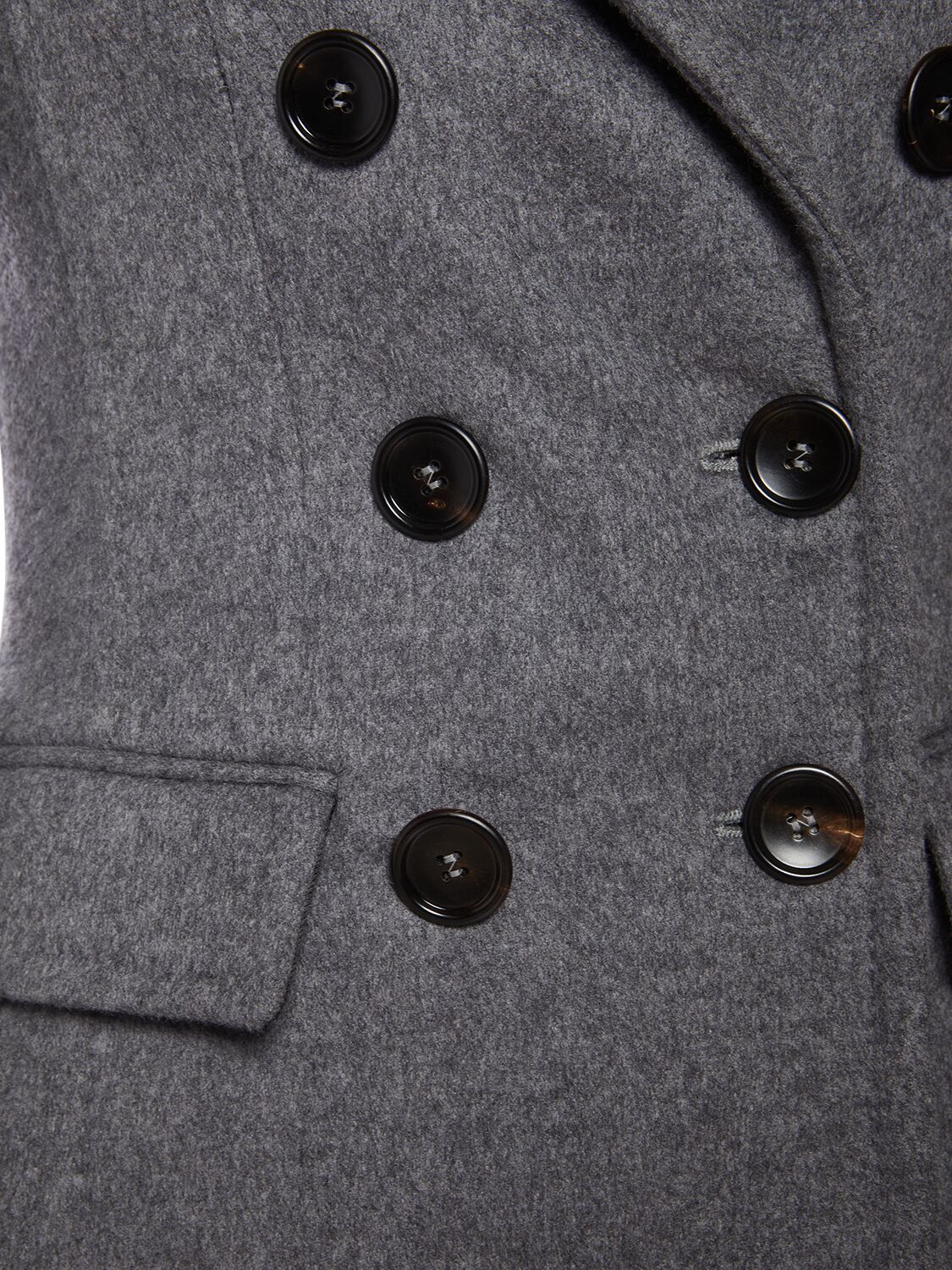 Shop Tom Ford Wool Blend Military Coat In Grey