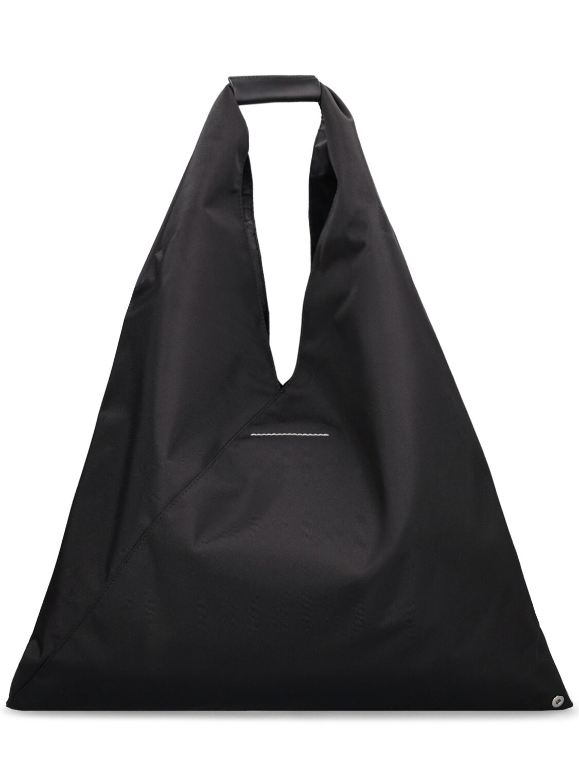Mm6 Maison Margiela Japanese Pocket Nylon Tote Bag In Black