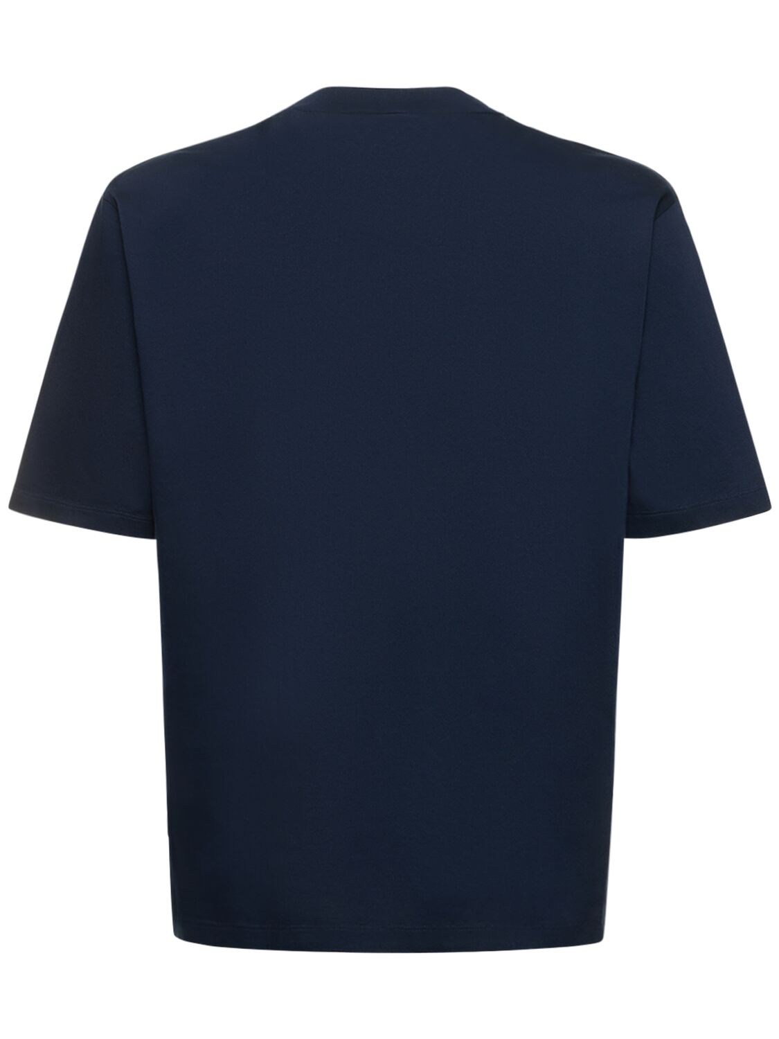 Shop Dsquared2 Milano Printed Cotton T-shirt In Navy