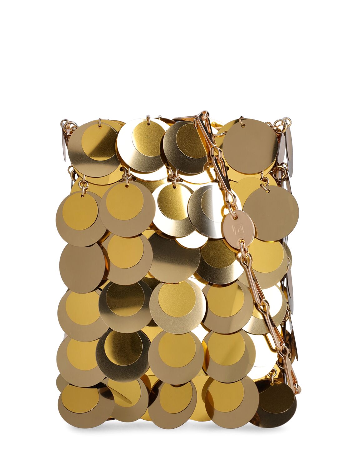 Rabanne Sac A Main Shoulder Bag In Gold