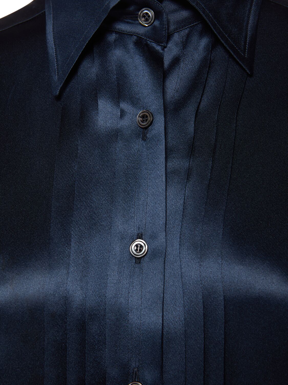 TOM FORD FLUID SILK CHARMEUSE SHIRT 