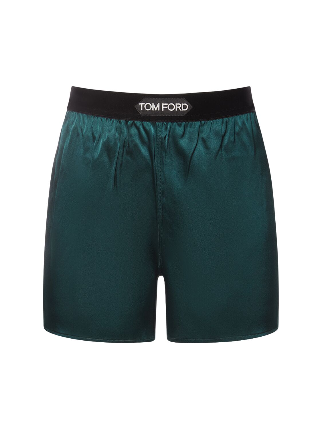 Logo Satin Shorts