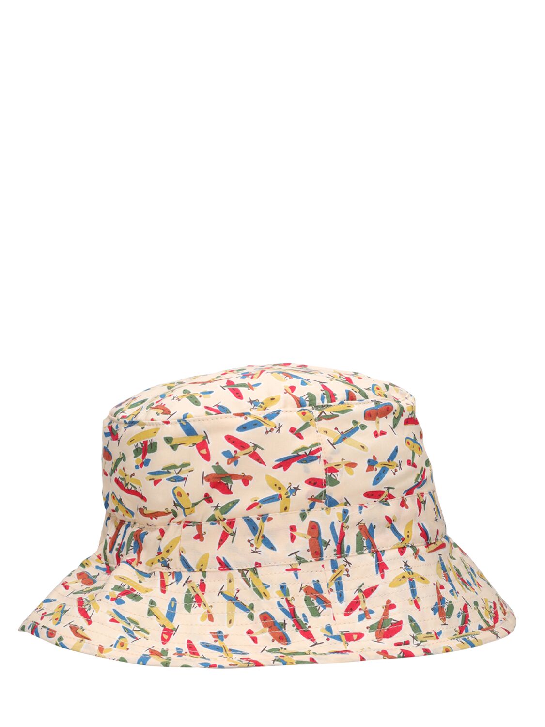 Shop Bonpoint Cotton Poplin Bucket Hat In Multicolor