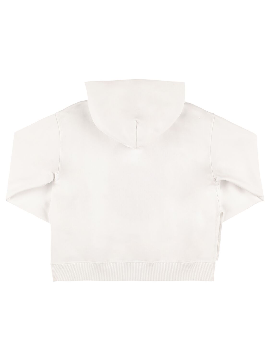 Shop Mm6 Maison Margiela Logo Cotton Sweatshirt In White